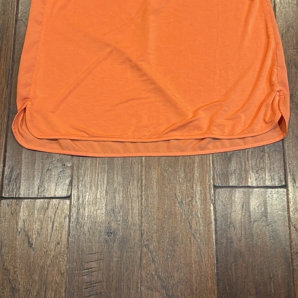 Small Calvin Klein Women's Loose Fitting Orange Blouse Top